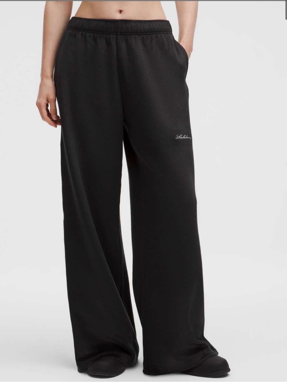 Lululemon Plush Velour Mid-Rise Wide Leg Pant
